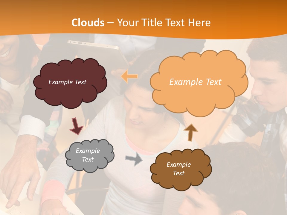 The Team Discusses The Project PowerPoint Template