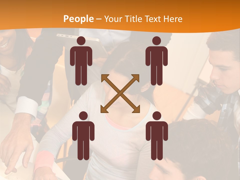 The Team Discusses The Project PowerPoint Template