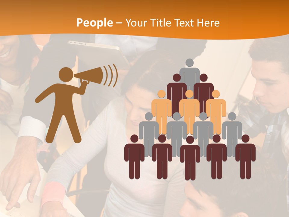 The Team Discusses The Project PowerPoint Template