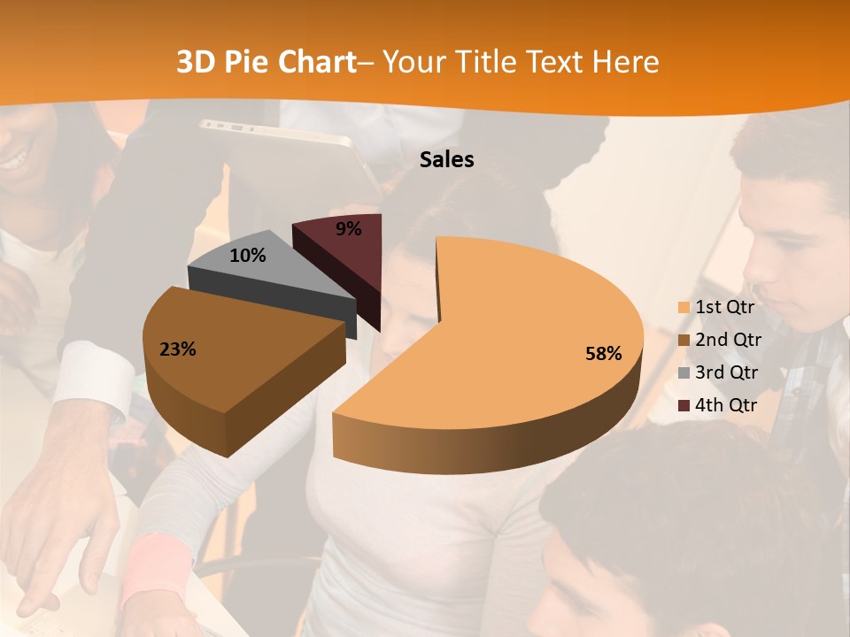 The Team Discusses The Project PowerPoint Template