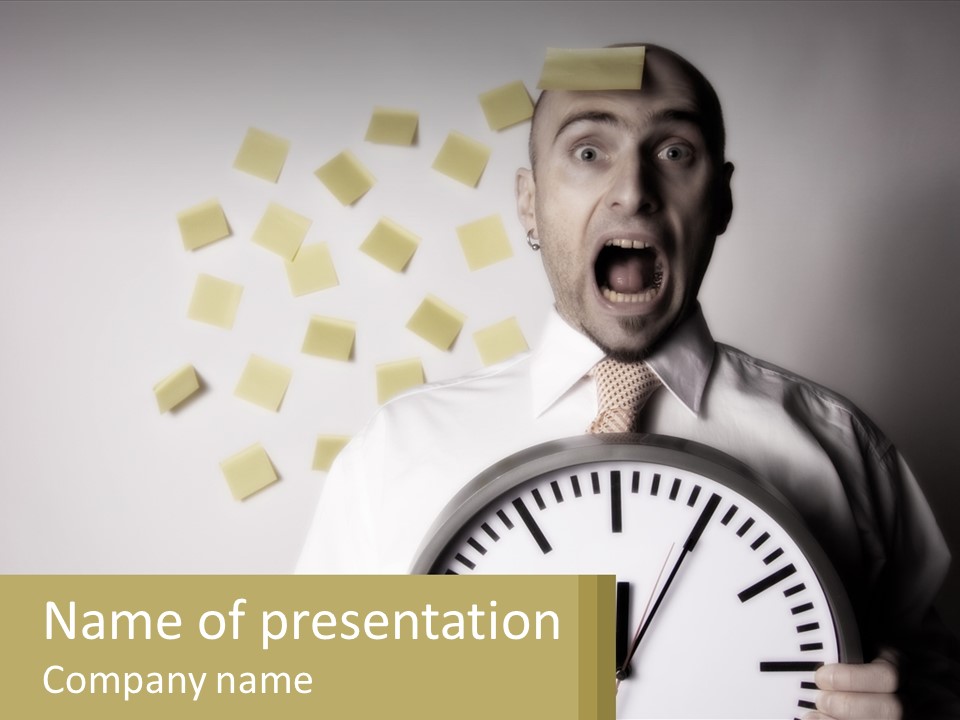 Not Enough Time PowerPoint Template