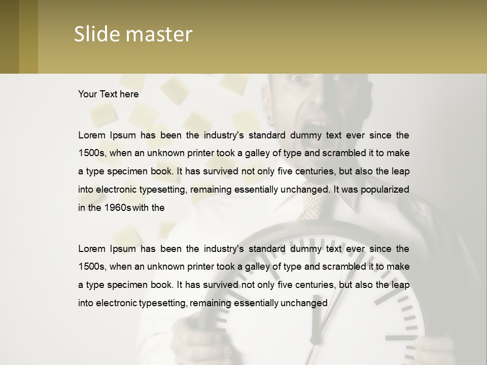 Not Enough Time PowerPoint Template