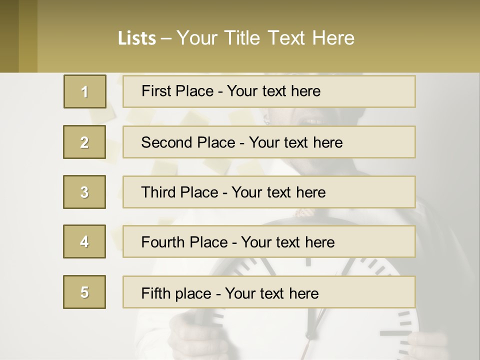 Not Enough Time PowerPoint Template