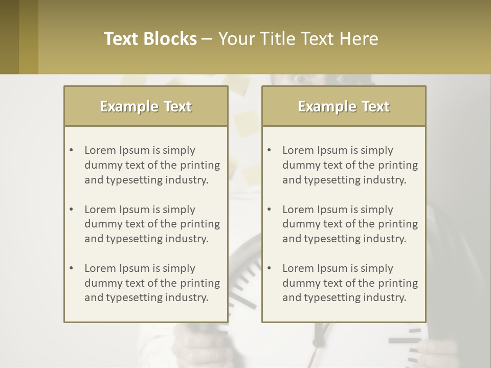 Not Enough Time PowerPoint Template