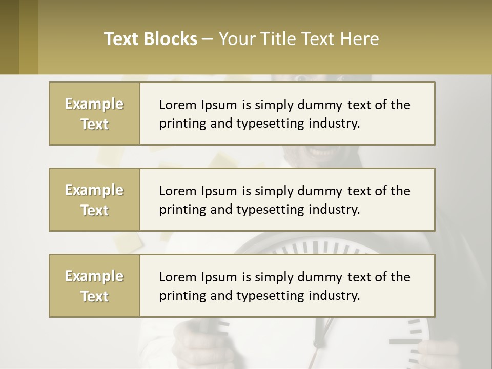 Not Enough Time PowerPoint Template