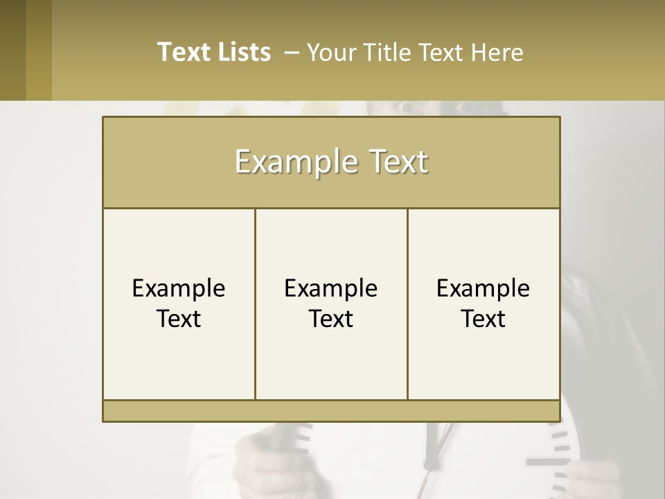 Not Enough Time PowerPoint Template