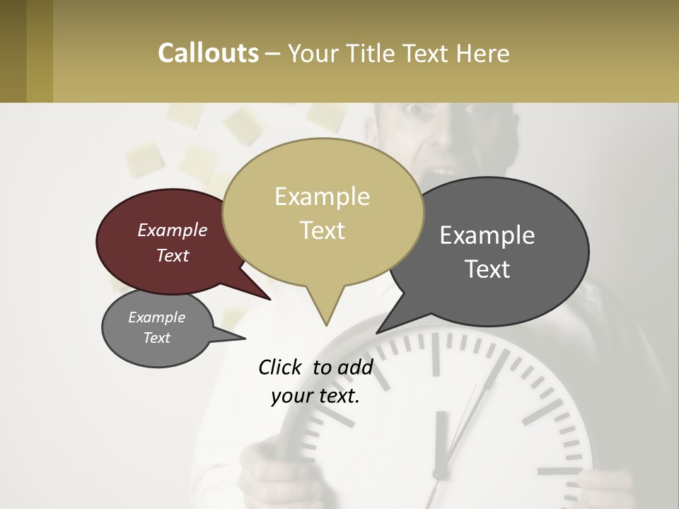 Not Enough Time PowerPoint Template