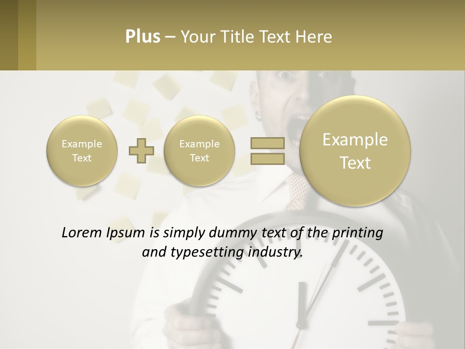 Not Enough Time PowerPoint Template