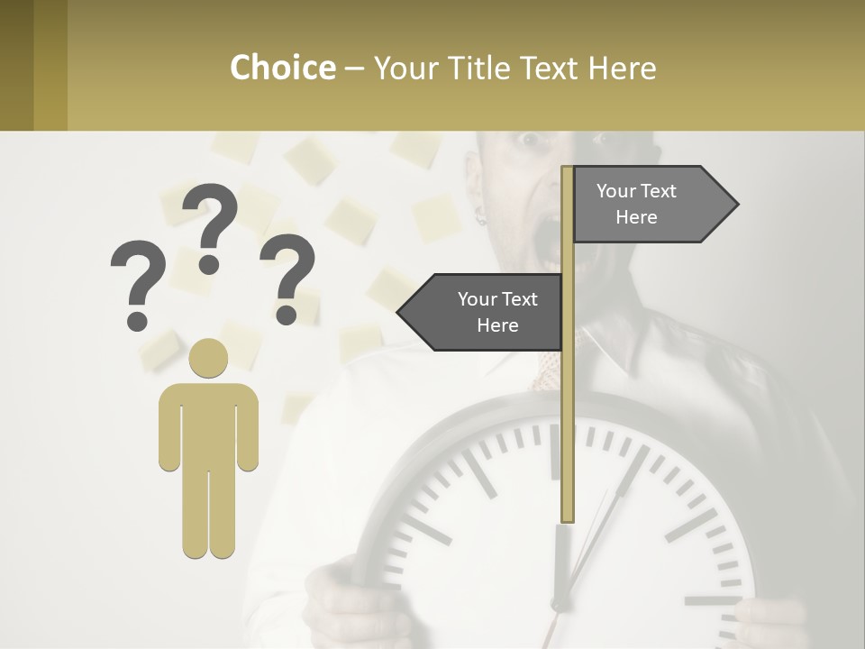 Not Enough Time PowerPoint Template