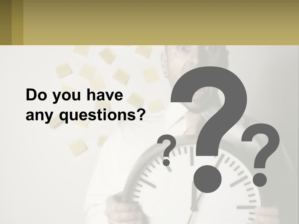 Not Enough Time PowerPoint Template