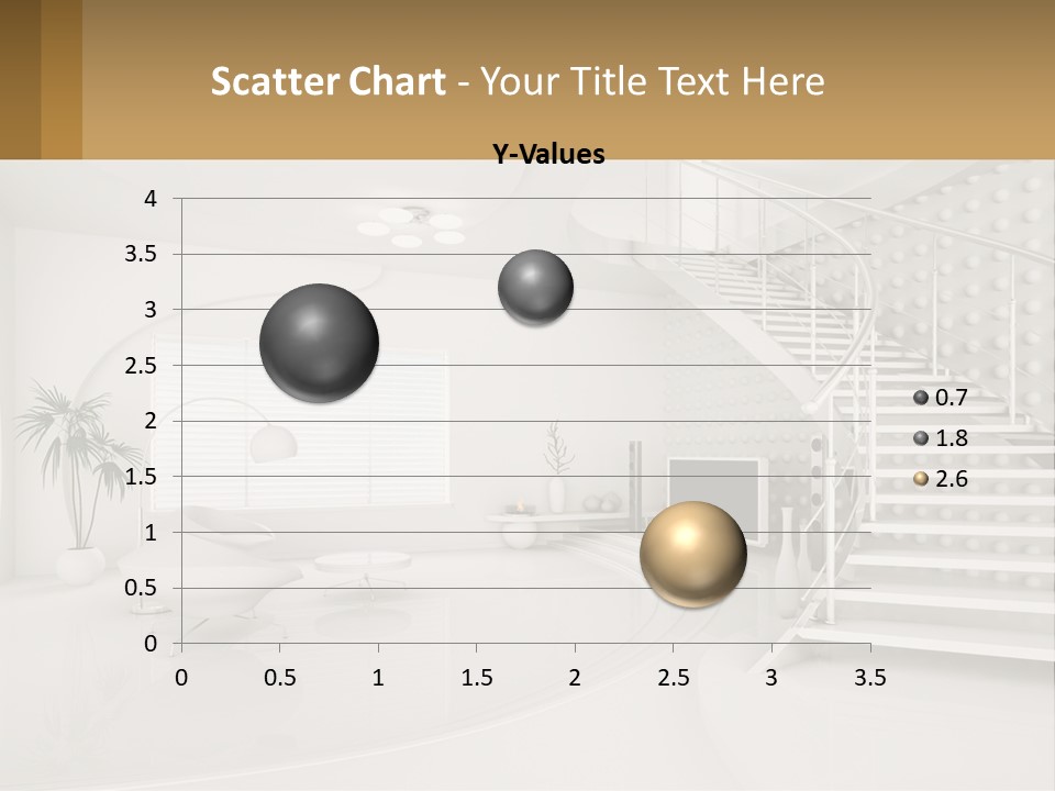 Interior Of A Two-Storey House PowerPoint Template