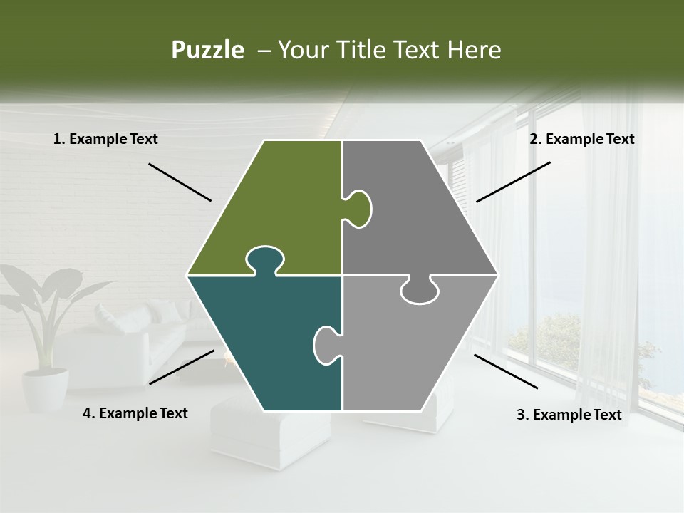 Room With Sea View PowerPoint Template