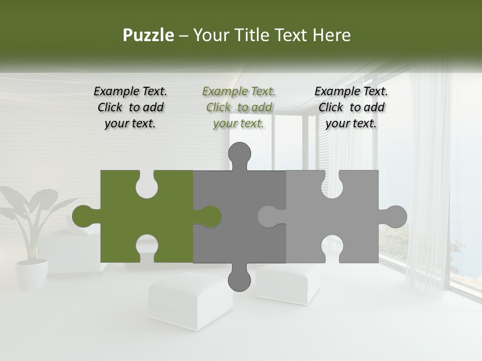 Room With Sea View PowerPoint Template