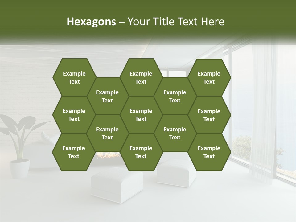 Room With Sea View PowerPoint Template