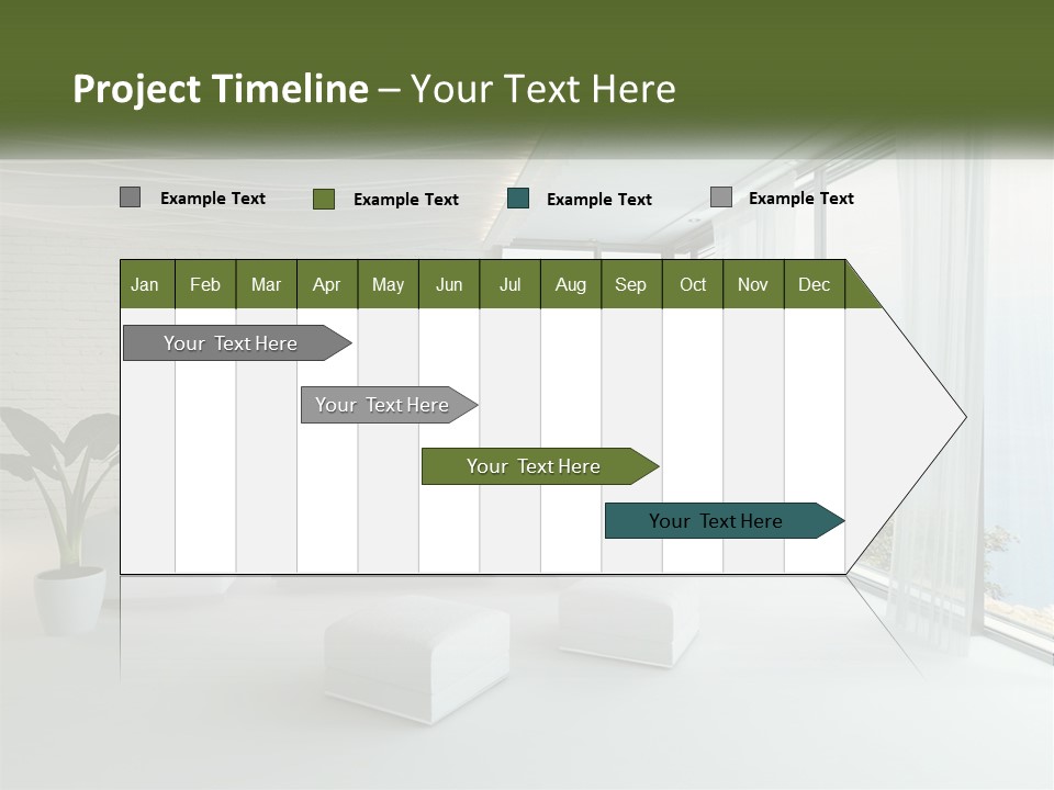 Room With Sea View PowerPoint Template