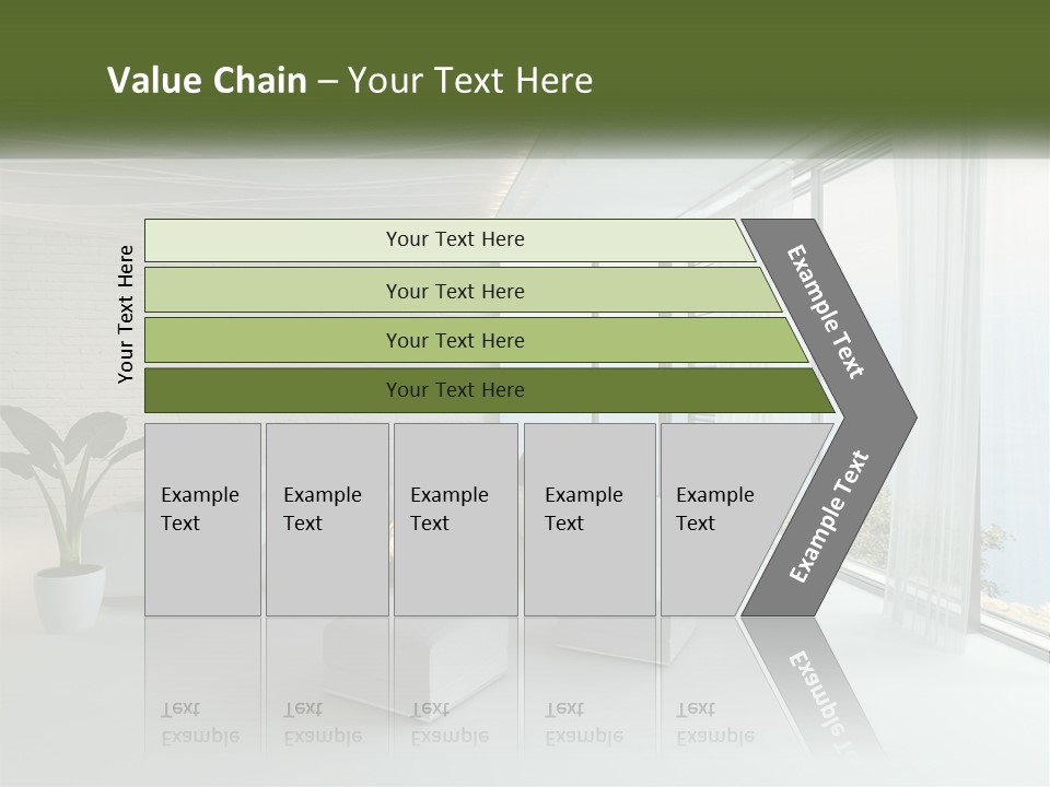 Room With Sea View PowerPoint Template