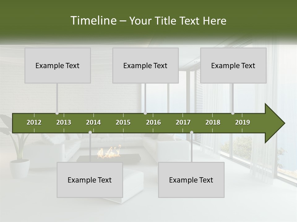 Room With Sea View PowerPoint Template