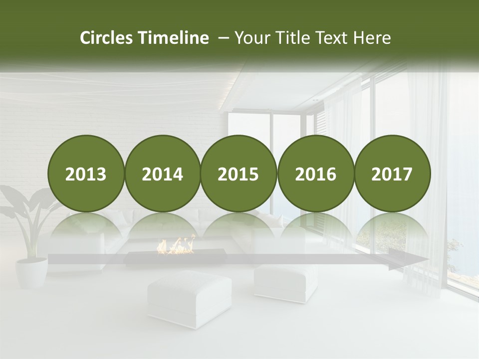 Room With Sea View PowerPoint Template