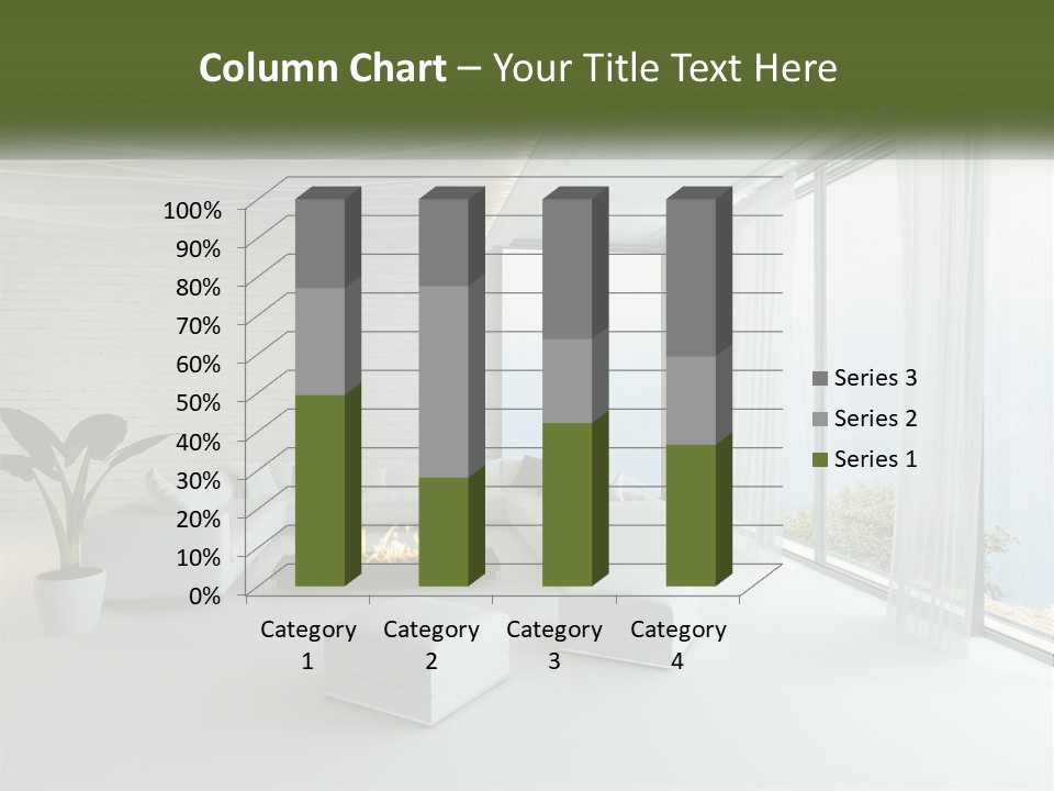 Room With Sea View PowerPoint Template