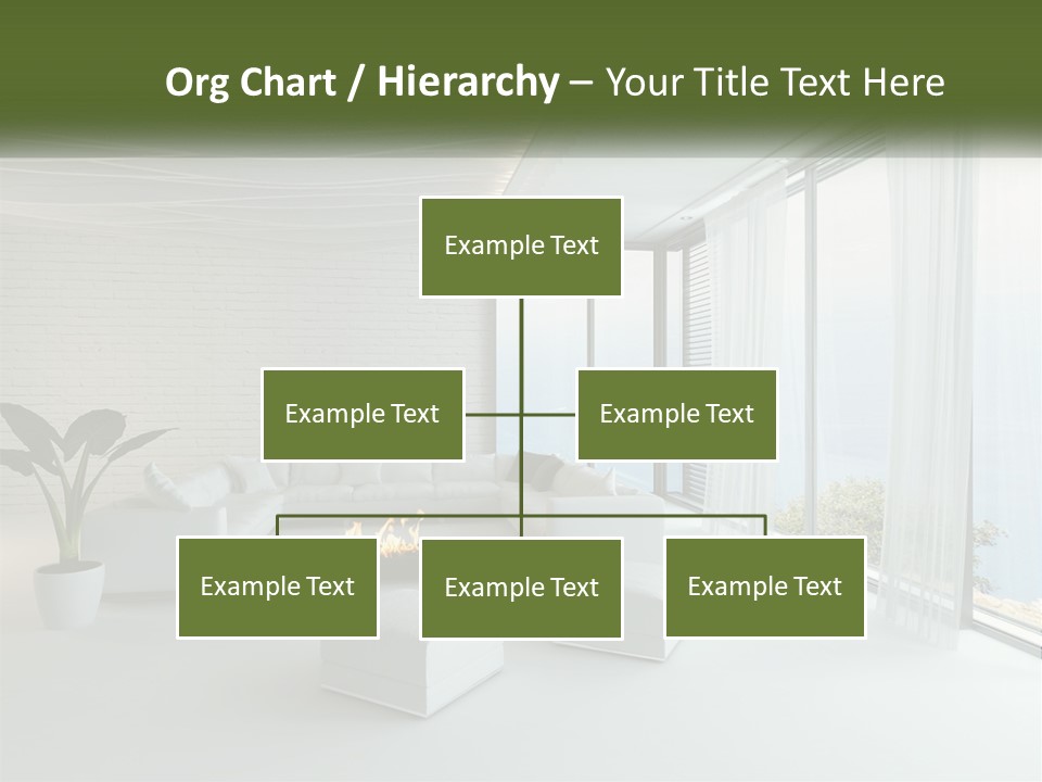 Room With Sea View PowerPoint Template