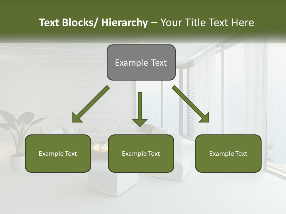 Room With Sea View PowerPoint Template
