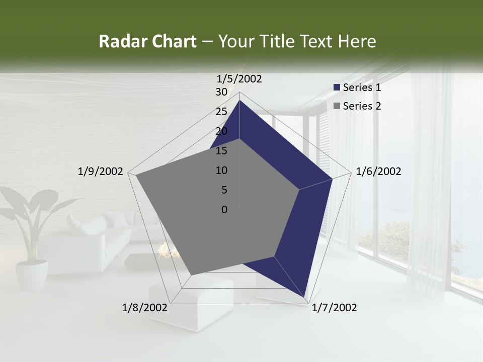 Room With Sea View PowerPoint Template