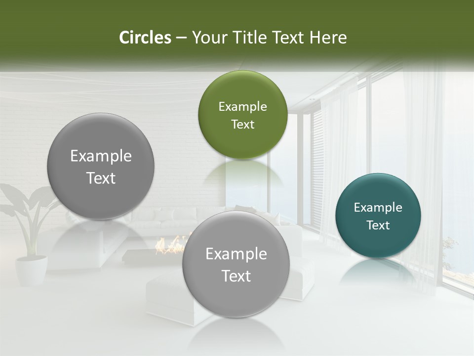 Room With Sea View PowerPoint Template