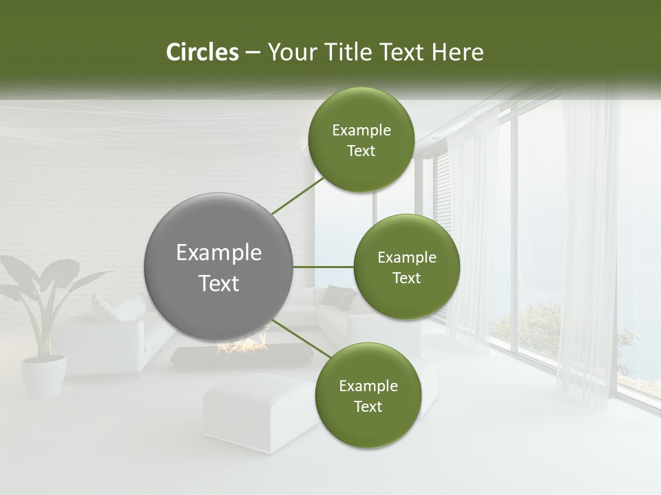 Room With Sea View PowerPoint Template