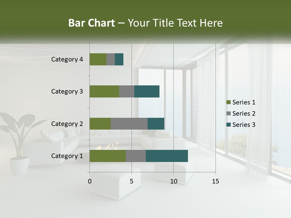 Room With Sea View PowerPoint Template