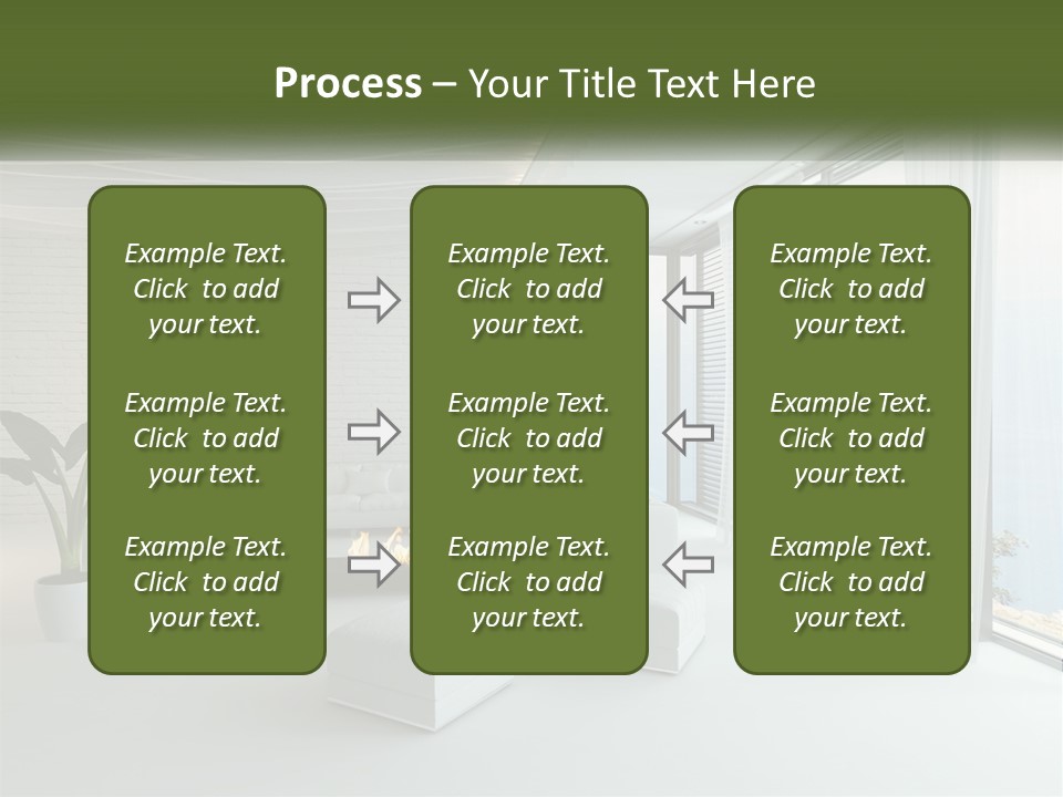Room With Sea View PowerPoint Template