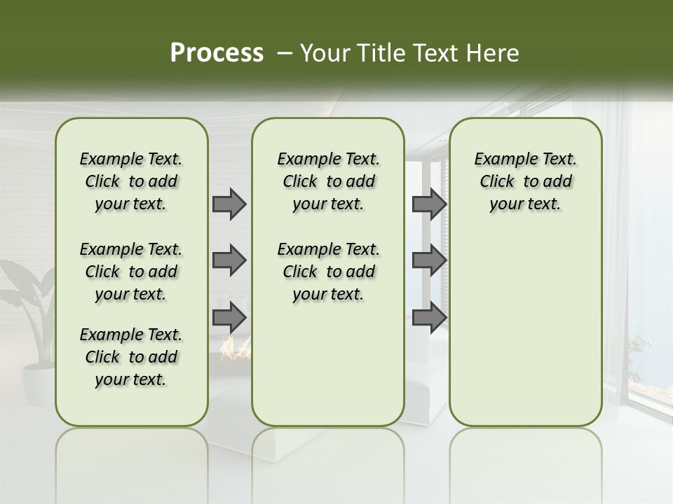 Room With Sea View PowerPoint Template