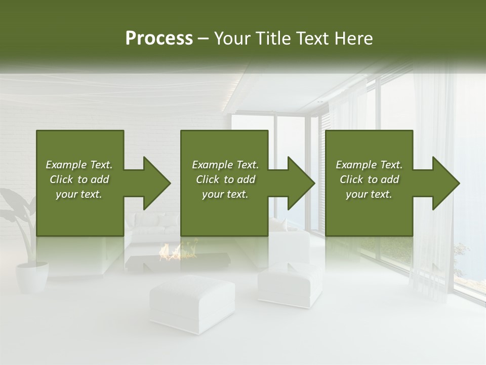 Room With Sea View PowerPoint Template