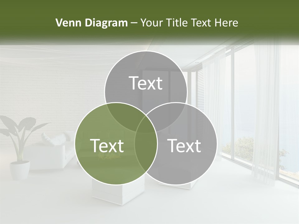 Room With Sea View PowerPoint Template