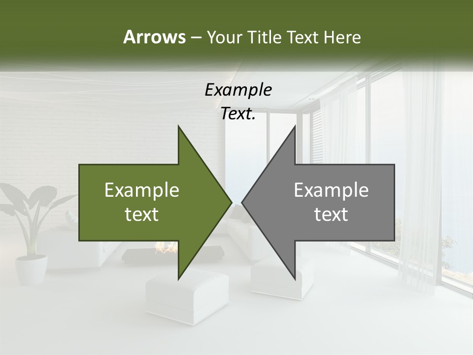 Room With Sea View PowerPoint Template