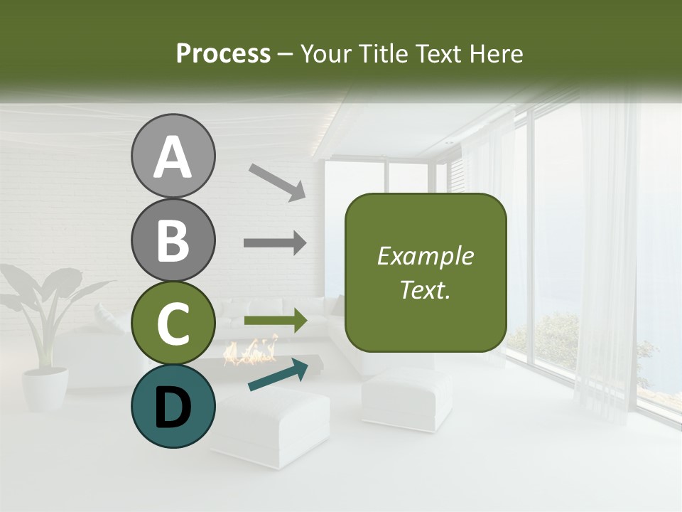 Room With Sea View PowerPoint Template