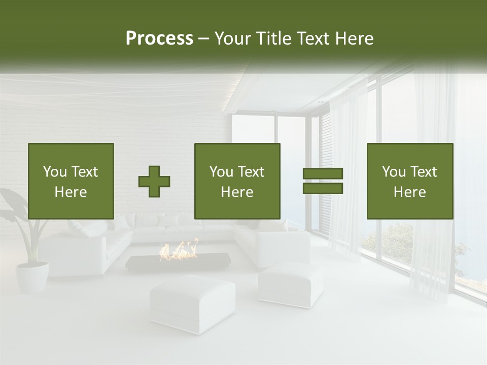 Room With Sea View PowerPoint Template