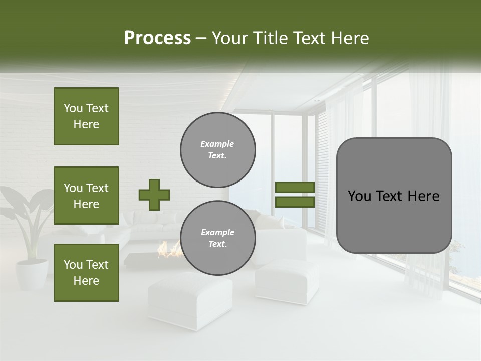 Room With Sea View PowerPoint Template
