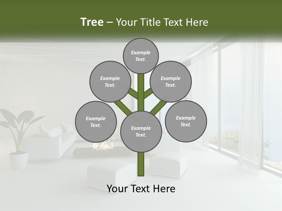 Room With Sea View PowerPoint Template