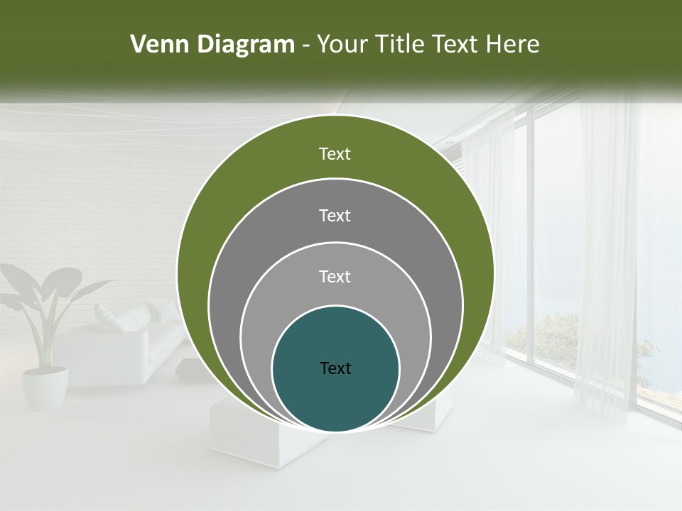 Room With Sea View PowerPoint Template