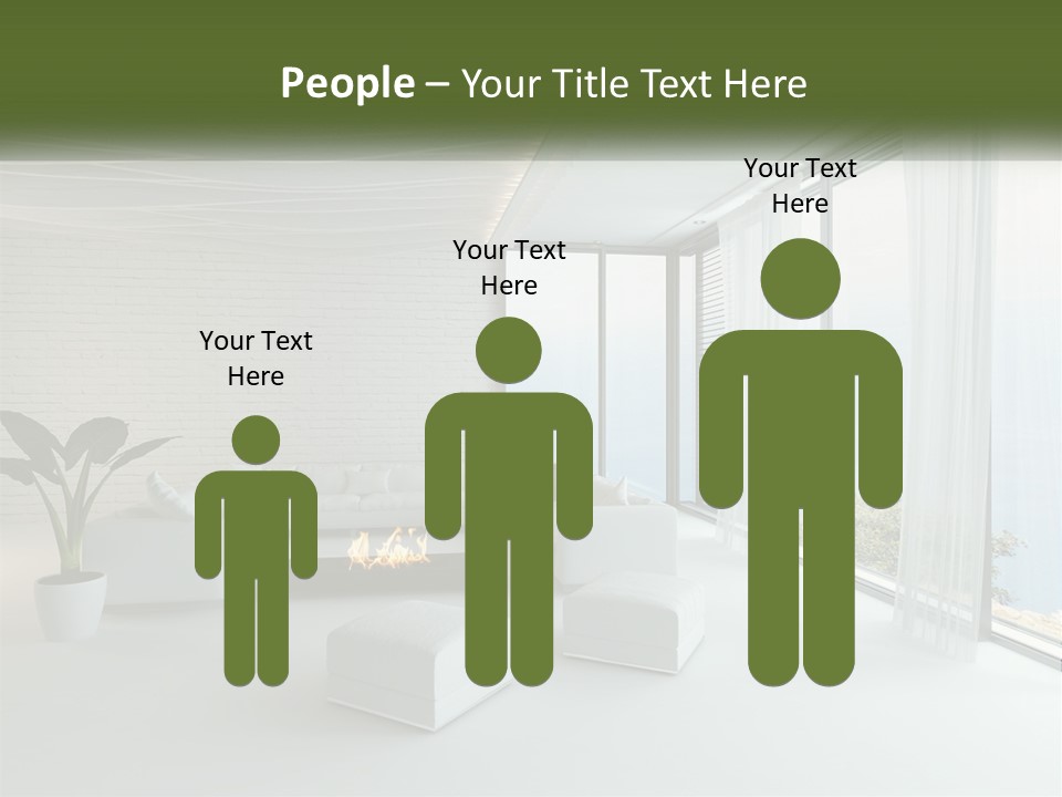 Room With Sea View PowerPoint Template