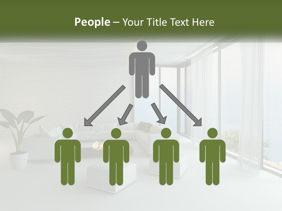 Room With Sea View PowerPoint Template