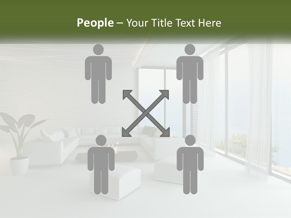 Room With Sea View PowerPoint Template