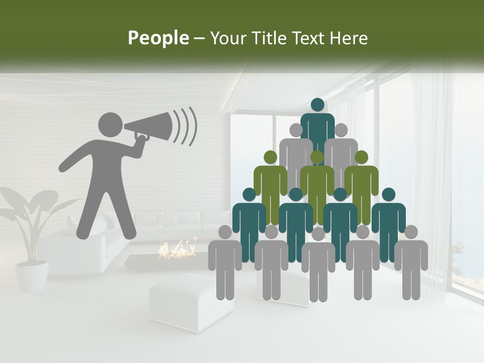 Room With Sea View PowerPoint Template