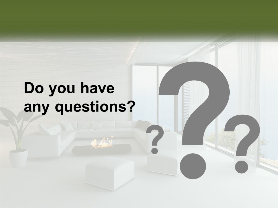 Room With Sea View PowerPoint Template