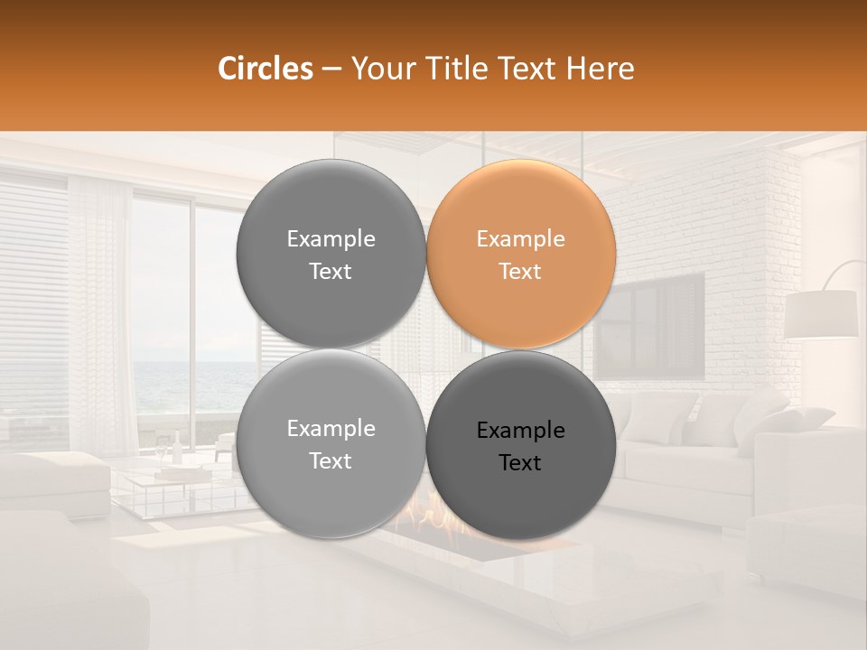 Interior Of The Hallway PowerPoint Template