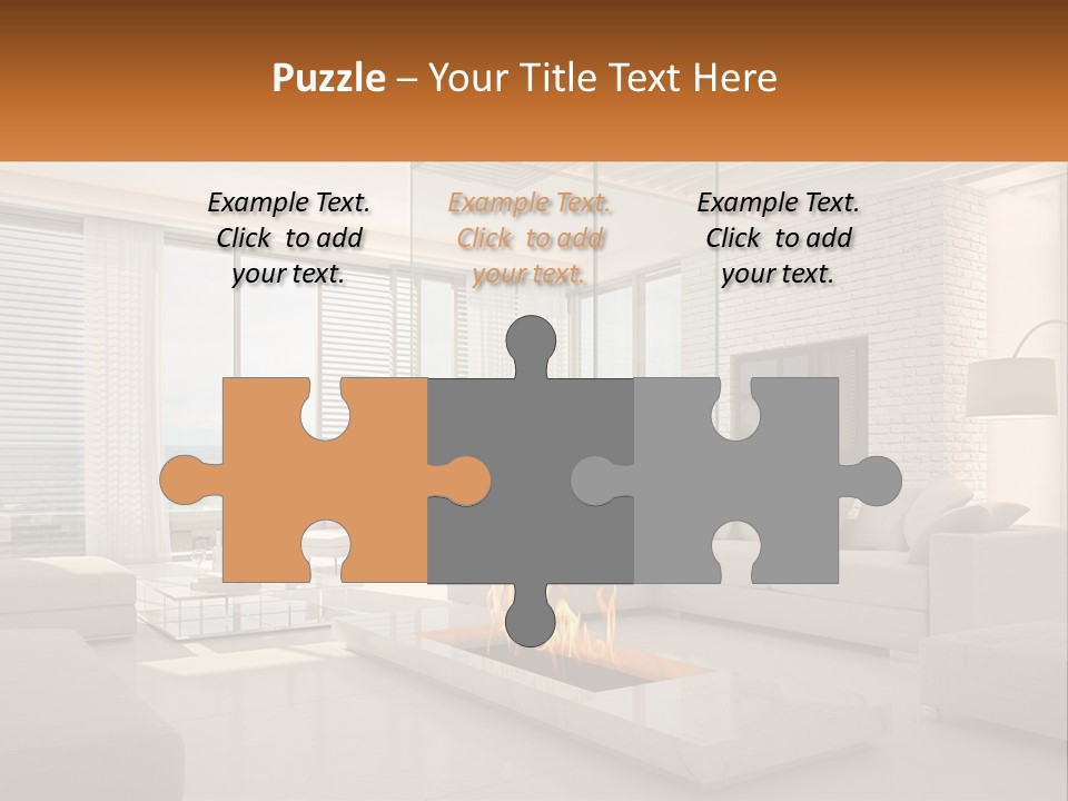 Interior Of The Hallway PowerPoint Template