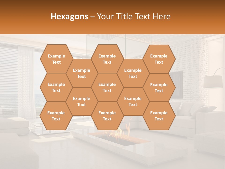 Interior Of The Hallway PowerPoint Template
