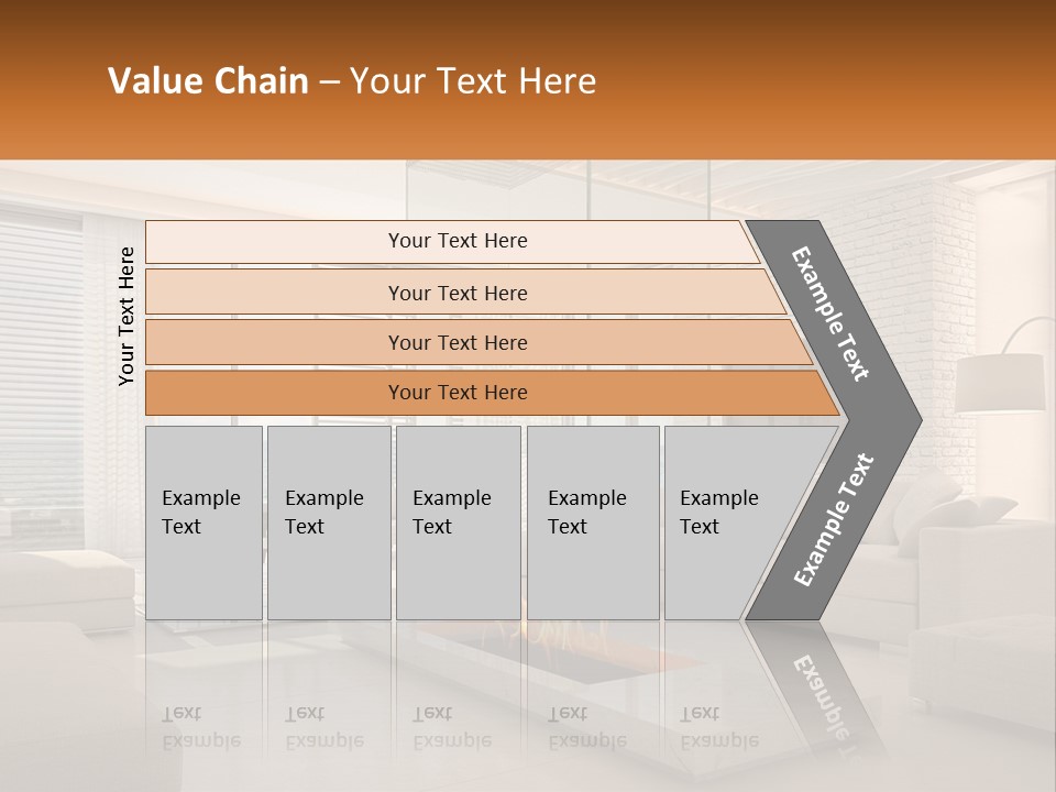 Interior Of The Hallway PowerPoint Template