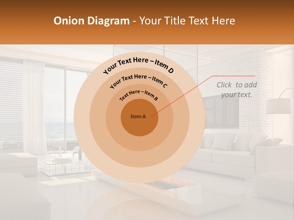 Interior Of The Hallway PowerPoint Template