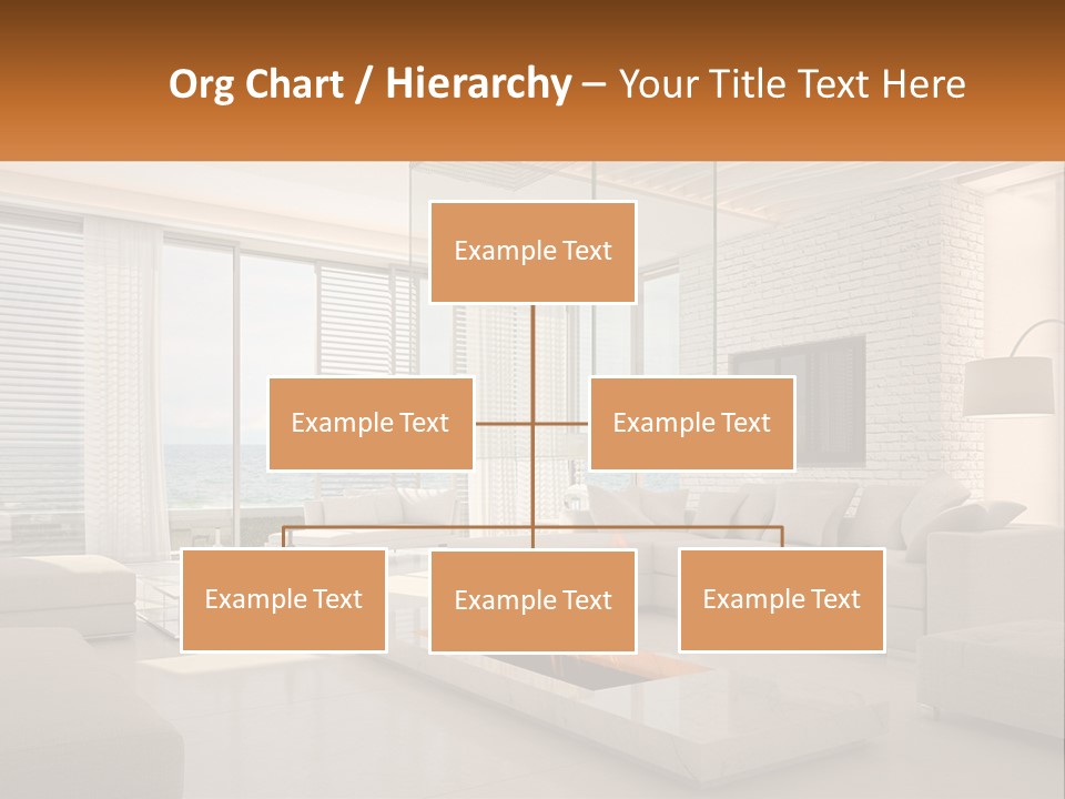 Interior Of The Hallway PowerPoint Template